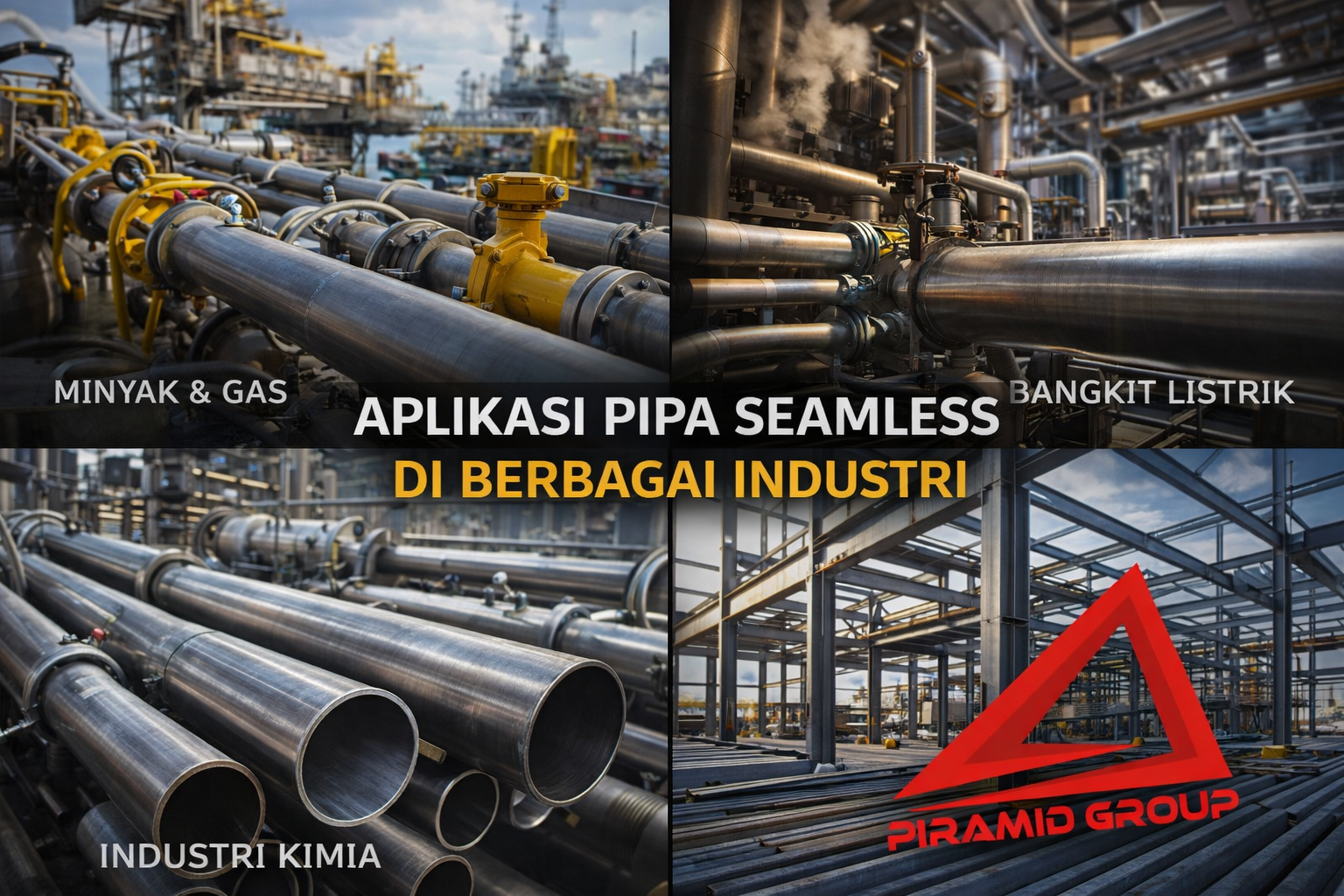 Aplikasi Pipa Seamless di Berbagai Industri. pipaBaja.com