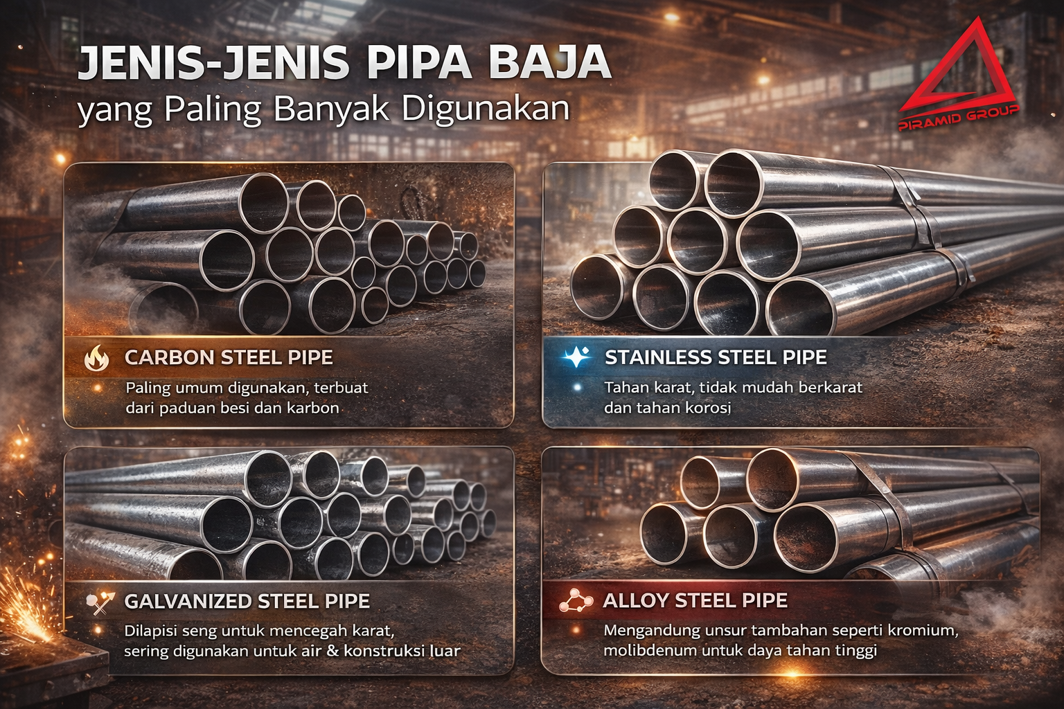 Jenis-Jenis Pipa Baja yang Paling Banyak Digunakan.pipabaja