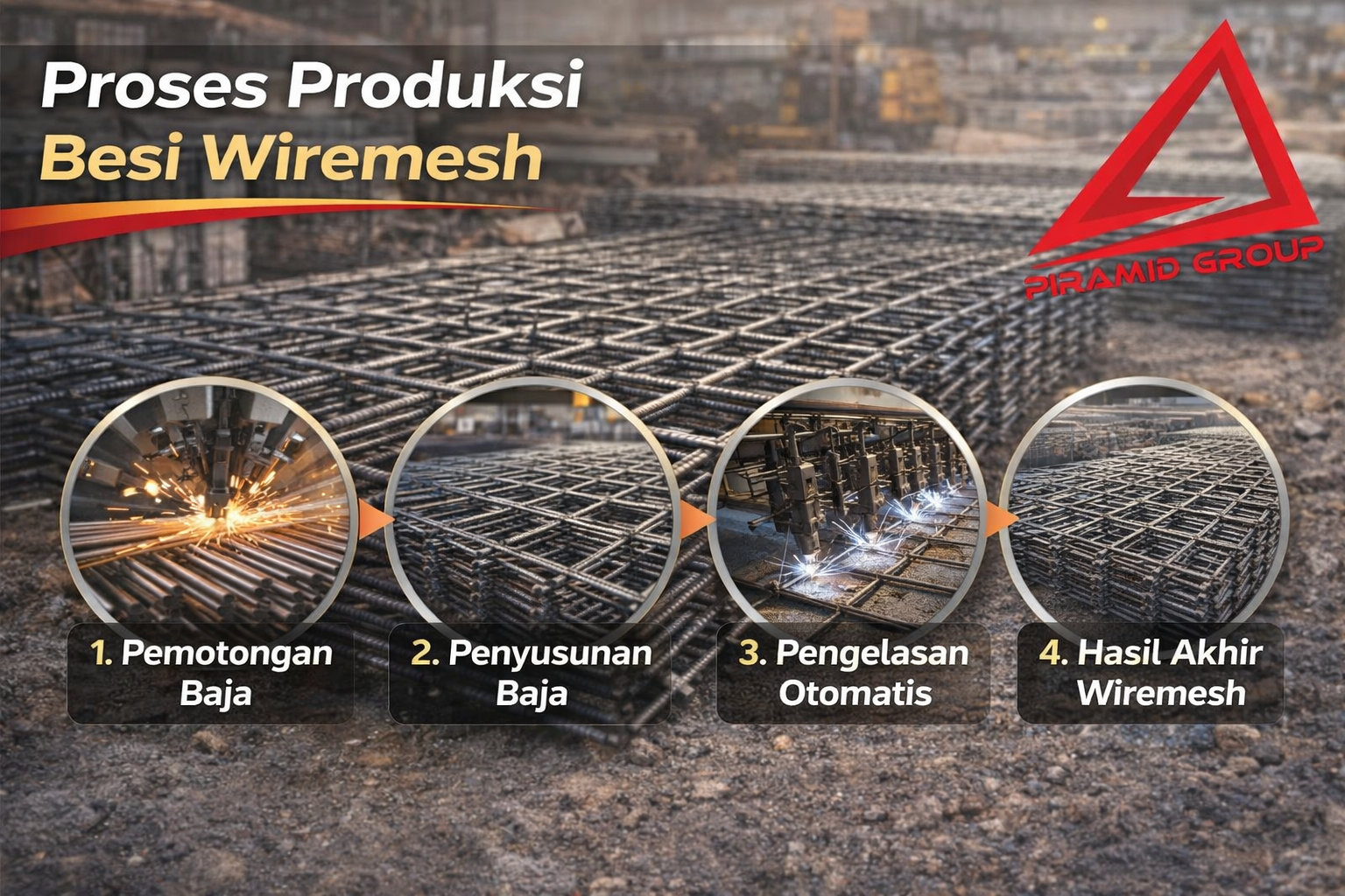 Proses Produksi Besi Wiremesh. pipabaja.com Proses Produksi Besi Wiremesh. pipabaja.com