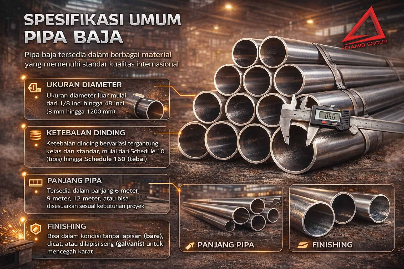 Spesifikasi Umum Pipa Baja.pipabaja.com