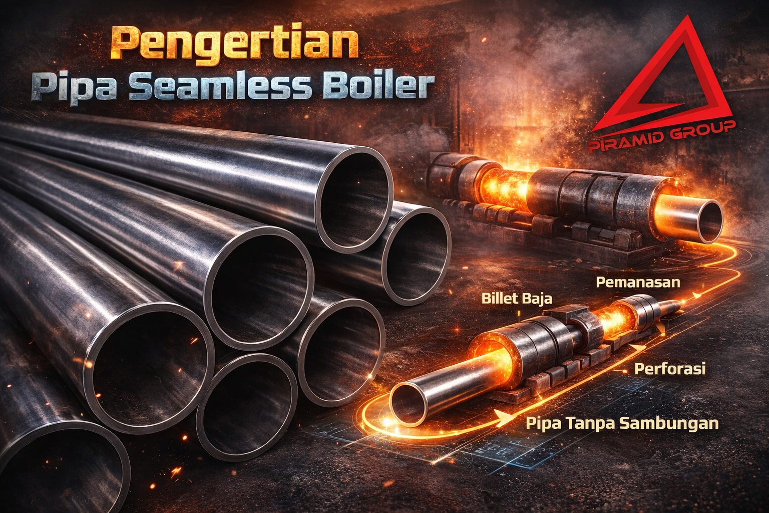 Pengertian Pipa Seamless Boiler. PT. PIRAMID CAHAYA ABADI Pengertian Pipa Seamless Boiler. PT. PIRAMID CAHAYA ABADI